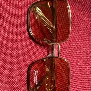 PrettyLittleThing Brown Square Sunglasses